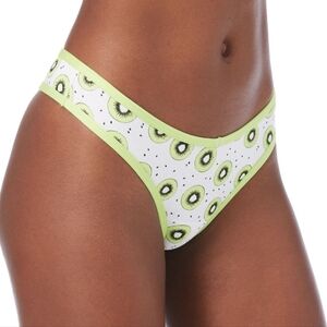 No Boundaries Juniors Cotton Thongs Green Kiwi